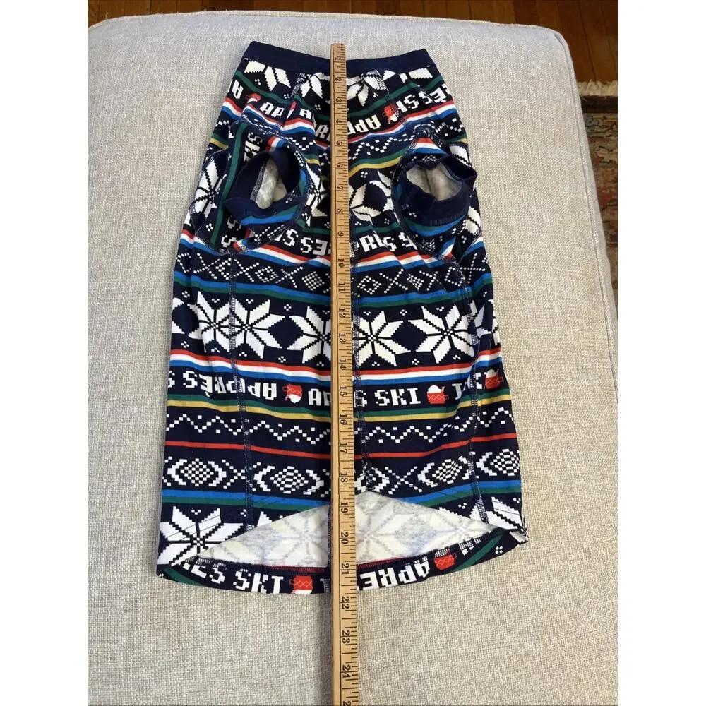 Hanna Andersson Size XL Dogs 100% Organic Cotton Ski Winter Snowflake Shirt